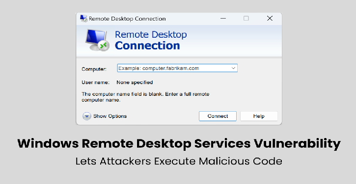 Microsoft แก้ไขช่องโหว่ Remote Code Execution ใน Windows Remote Desktop Services